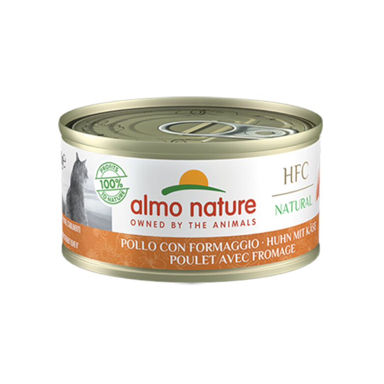 Almo Nature HFC Pollo y Queso para gatos , , large image number null