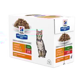Hill's Prescription Diet Urinary Stress + Metabolic Pollo sobre para gatos