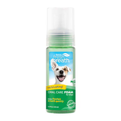 Tropiclean Fresh Breath Espuma Bucal Menta para perros