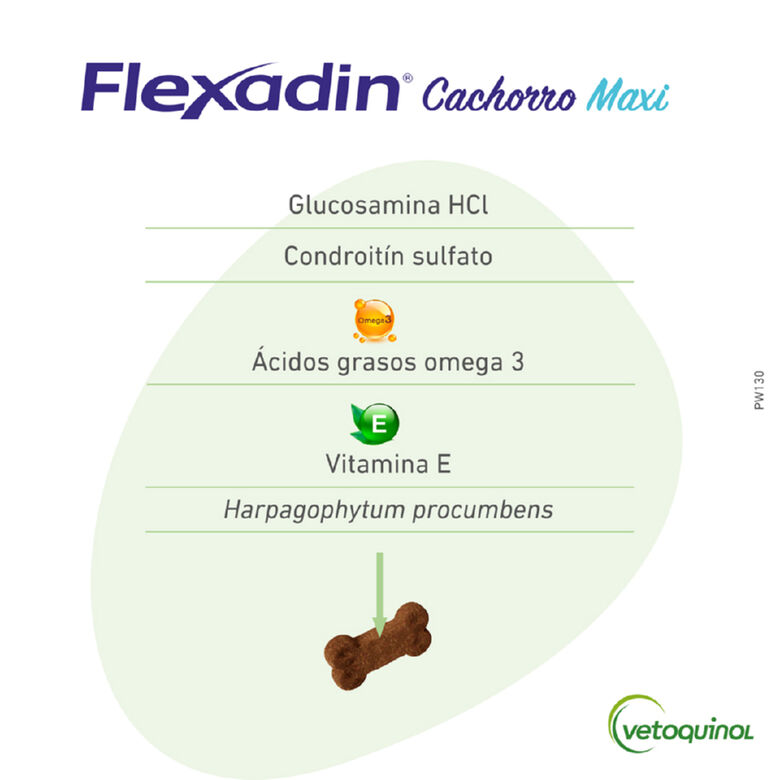Vetoquinol Flexadin Young Maxi Condroprotector para cachorros thumbnail