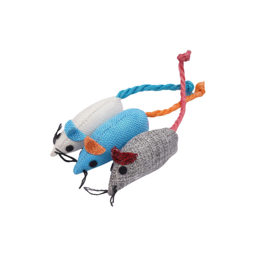 Tootoy! Ratón de Tela Colores Variados para gatos thumbnail