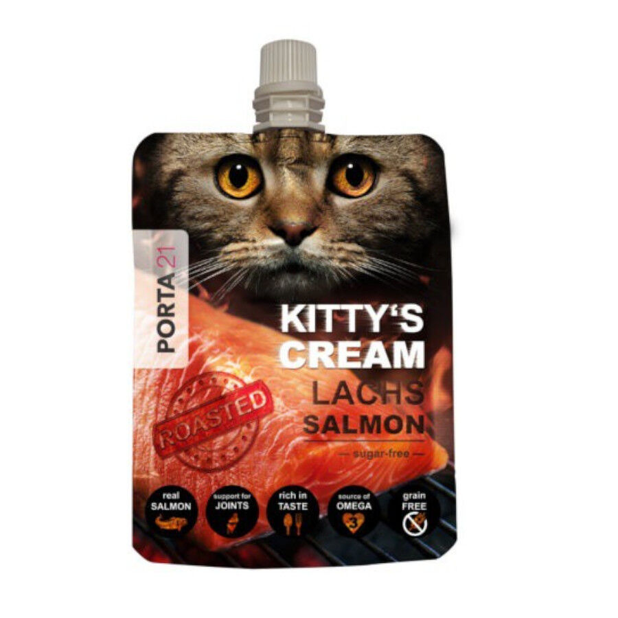 90 g Porta21 Snack Cremoso Salm&oacute;n para gatos, , large Imagen numero 1