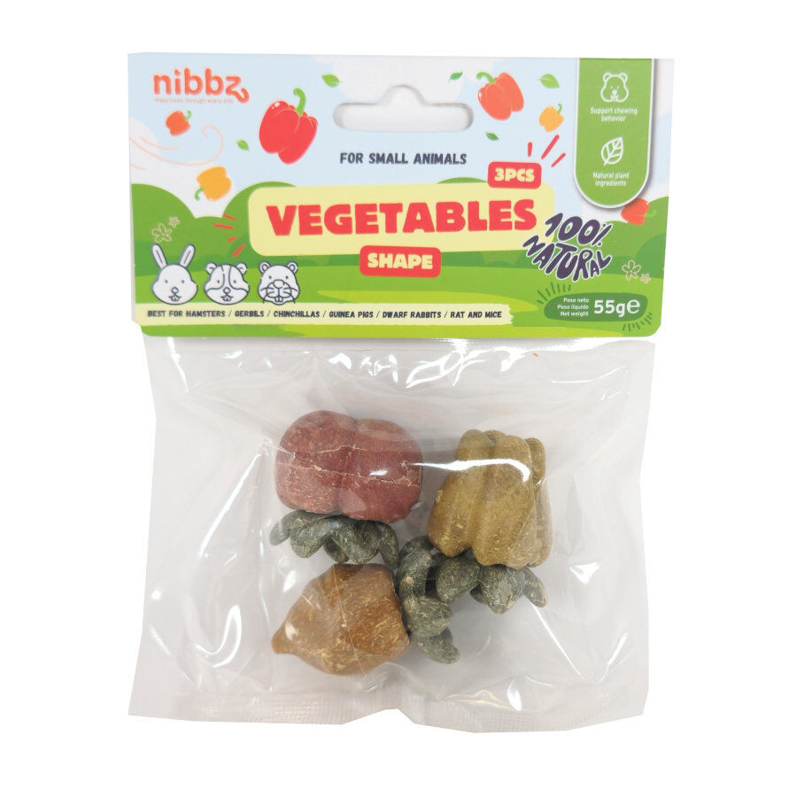 Nibbz Vegetales Snack para roedores, , large Imagen numero 1