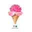 Kong Crackles Scoopz Cono de Helado juguete para gatos, , large indicador imagen numero 2