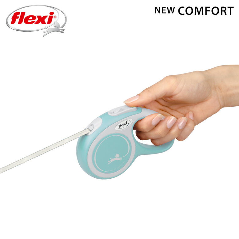 Flexi New Comfort Correa Extensible Azul para perros,  Imagen numero 5 Flexi New Comfort Correa Extensible Azul para perros, , large Imagen numero 5