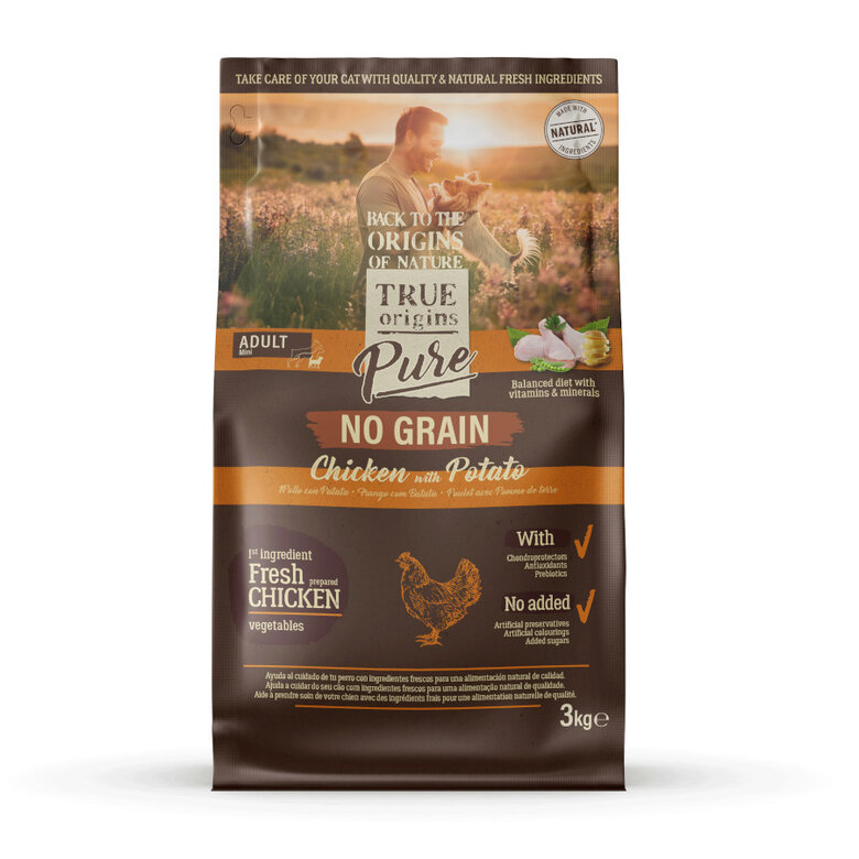 3 kg True Origins Pure Mini Adult Pollo pienso para perros,  Imagen numero 1 3 kg True Origins Pure Mini Adult Pollo pienso para perros, , large Imagen numero 1