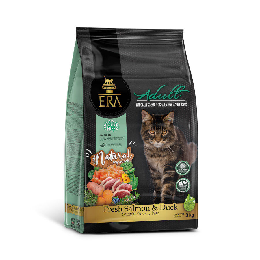 ERA Grain Free Adult Salmón y Pato pienso para gatos