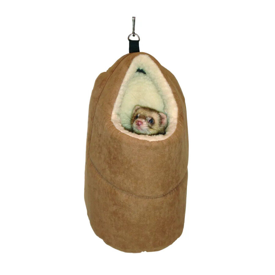 Flamingo casa colgante para hurones de ante Imagen numero 1