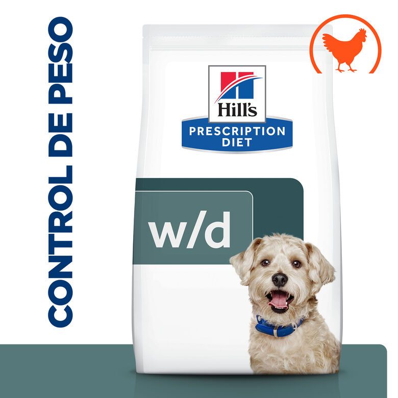 Hill&#039;s Prescription Diet Diabetes Care w/d Pollo pienso para perros thumbnail