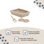 Nice Care Kit Beige para gatos, , large indicador imagen numero 3