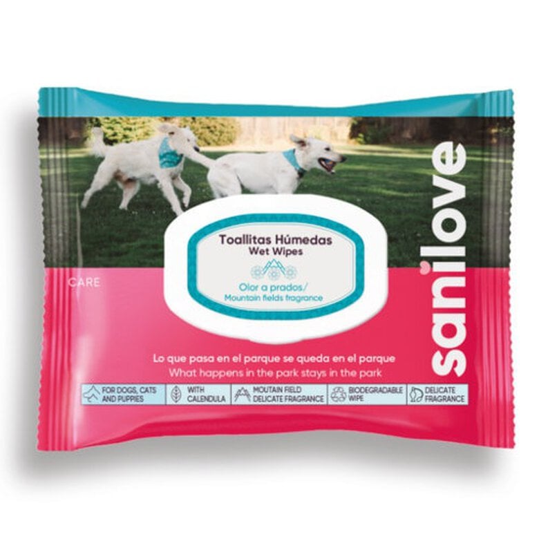 higiene_perros_Sanilove_toallitas_para_mascotas_olor_a_prados_SNLPSALWINFI40U31_M Imagen numero 1 Sanilove toallitas para mascotas olor a prados Imagen numero 1