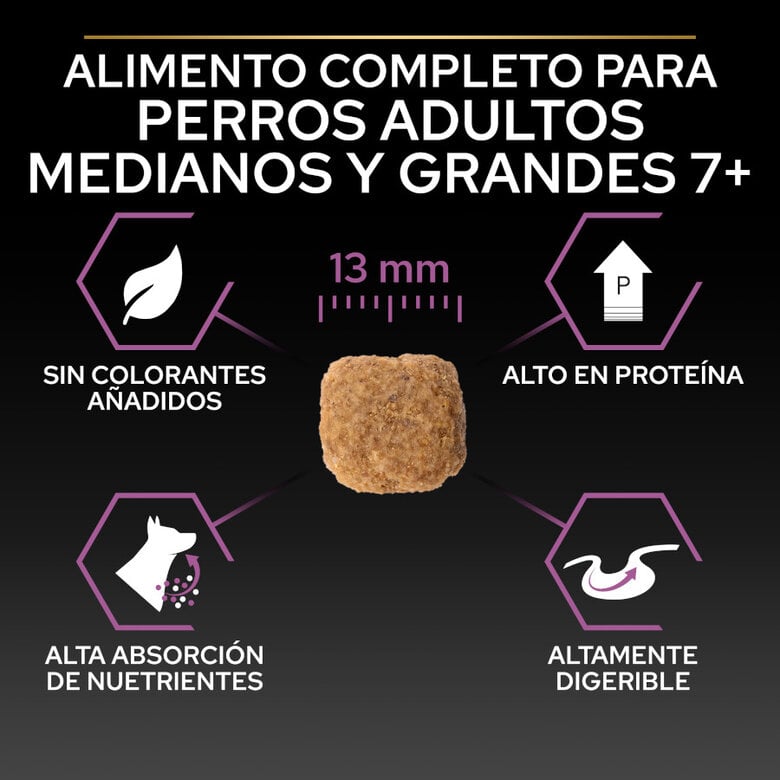 14 kg Pro Plan Adult Medium y Large Pollo pienso para perros Sénior +7,  Imagen numero 6 14 kg Pro Plan Adult Medium y Large Pollo pienso para perros Sénior +7, , large Imagen numero 6