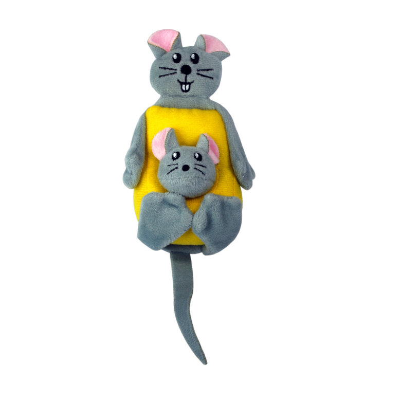 Kong Pull-A-Partz Cheezy Ratón de Juguete para gatos, , large image number null