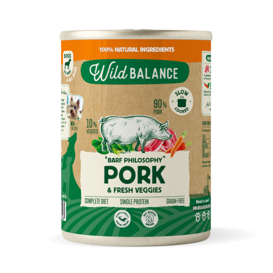 400 g Wild Balance Cerdo lata para perros, , large Imagen numero 1