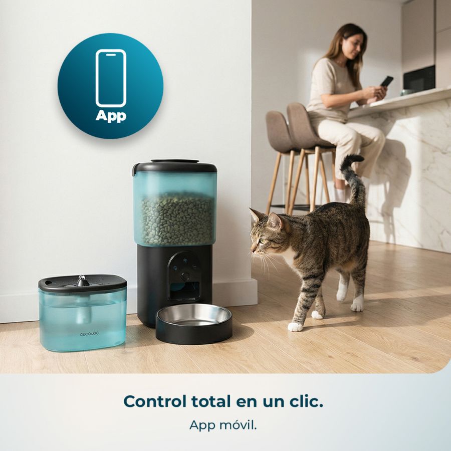 Cecotec Pumba 2000 TotalMenu Vision Comedero Bebedero para perros, , large Imagen numero 5