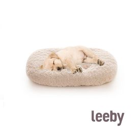 Leeby Almohadilla Blanca Suave para cachorros