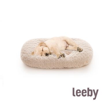 Leeby Almohadilla Blanca Suave para cachorros