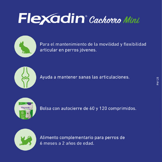 Vetoquinol Flexadin Young Mini Condroprotector para perros, , large image number null
