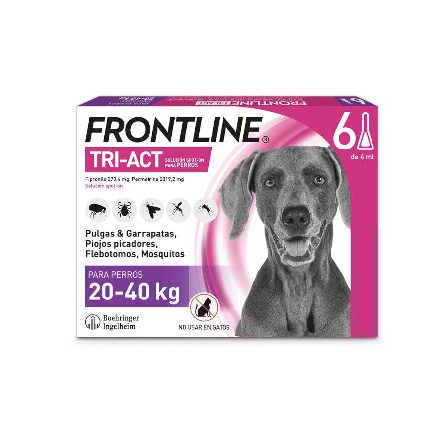 Frontline Tri-Act Pipetas Antiparasitarias para perros