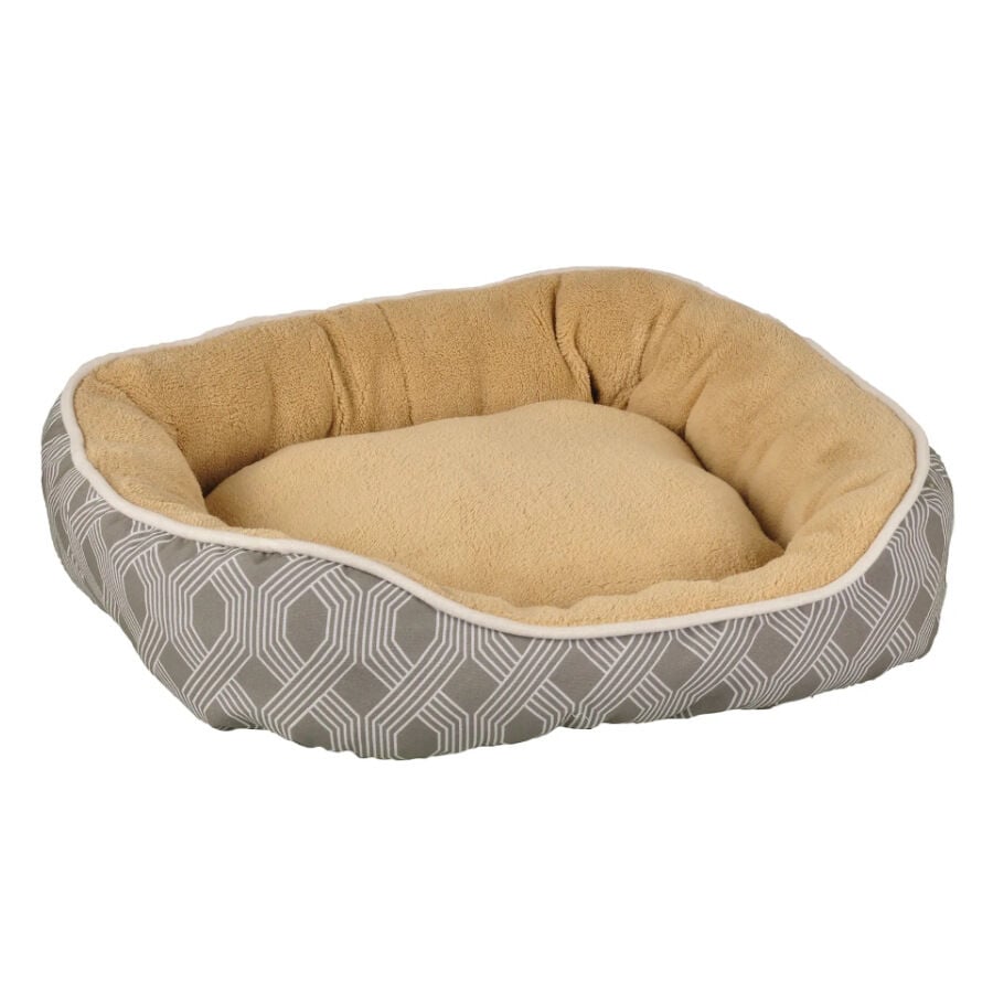 Flamingo Corvara Rect&aacute;ngulo Marr&oacute;n cama cuna para perros, , large Imagen numero 1