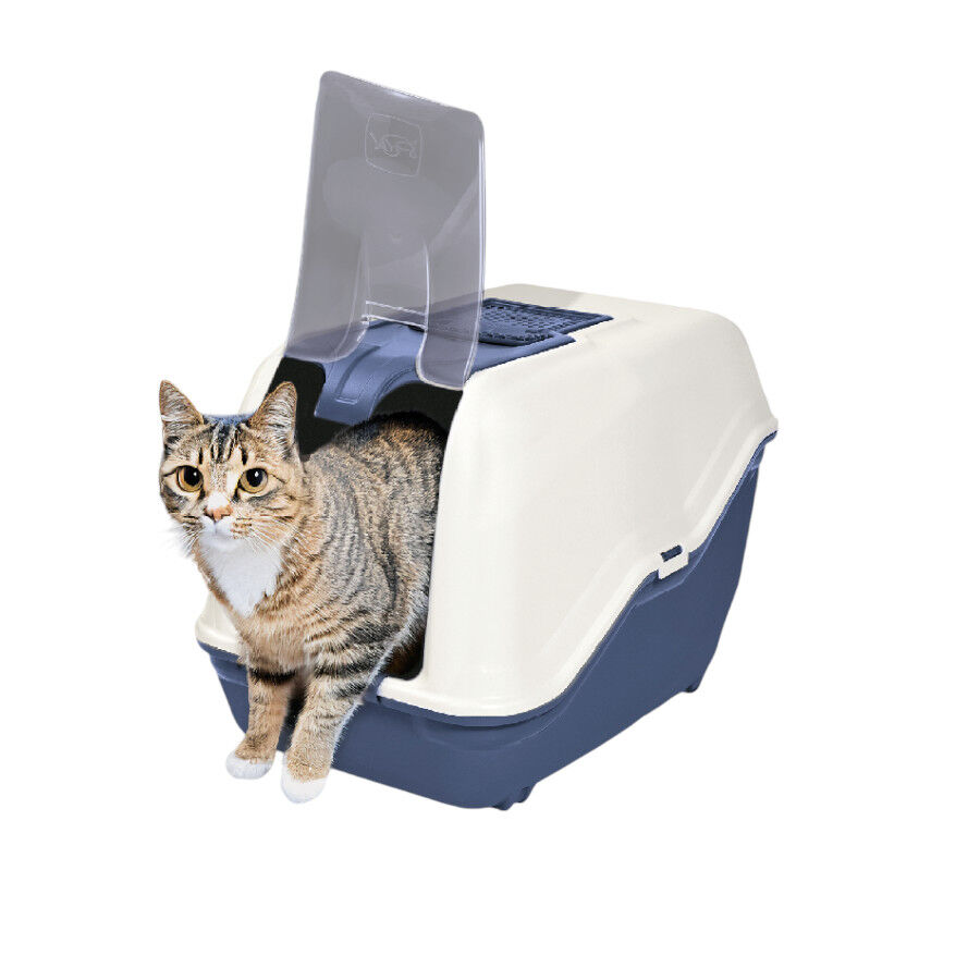 Nice Care Arenero Cerrado Netta Close Azul para gatos