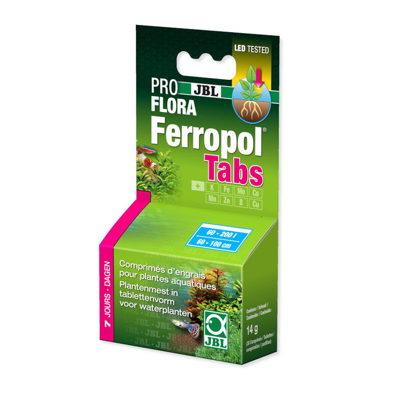 JBL Proflora Ferropol Tabletas Fertilizantes para plantas para acuarios de agua dulce thumbnail