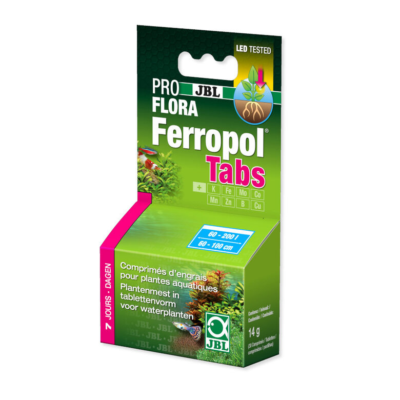 JBL Proflora Ferropol Tabletas Fertilizantes para plantas para acuarios de agua dulce,  Imagen numero 1 JBL Proflora Ferropol Tabletas Fertilizantes para plantas para acuarios de agua dulce, , large Imagen numero 1
