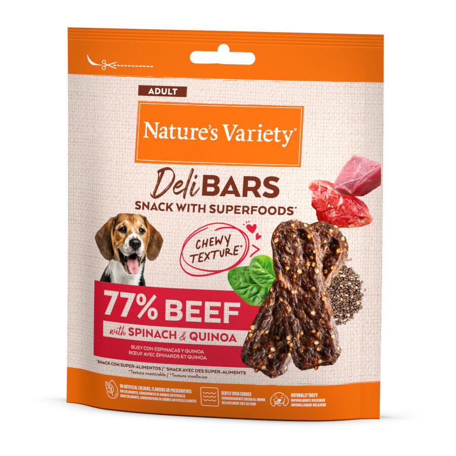 70 g Nature's Variety DeliBars Barritas Ternera snacks para perros, , large Imagen numero 1