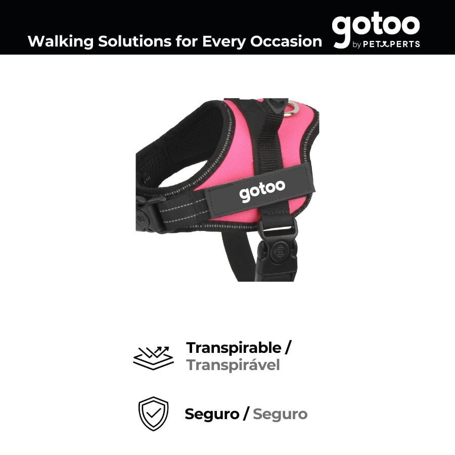Gotoo Arn&eacute;s antitirones rosa para perros, , large Imagen numero 3