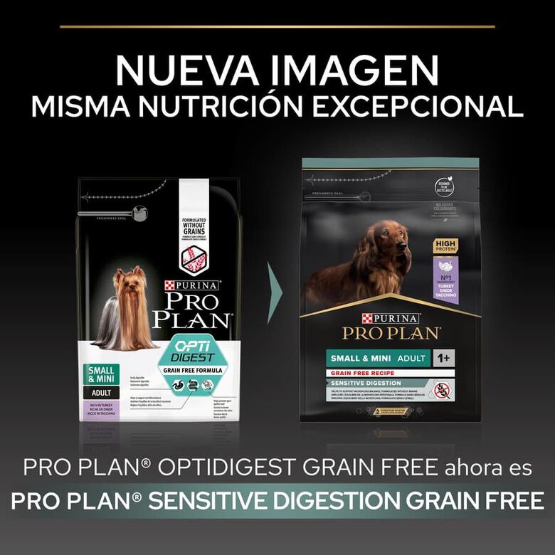 Pro Plan Adult Small y Mini Digestión Pavo pienso para perros thumbnail