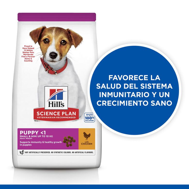 Hill&#039;s Science Plan Puppy Small y Mini Pollo Pienso para cachorros thumbnail