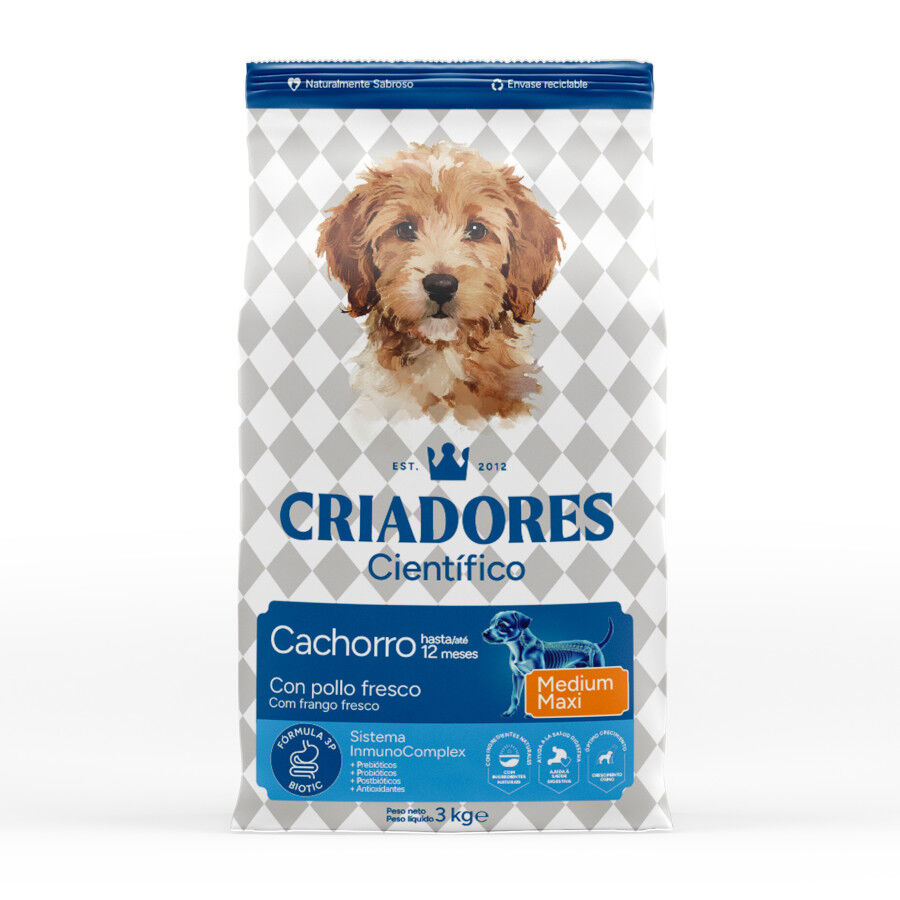 Criadores Científico Medium Maxi Pienso Pollo para cachorros