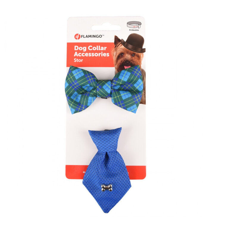 Flamingo Pajarita y Corbata para perros,  Imagen numero 1 Flamingo Pajarita y Corbata para perros, , large Imagen numero 1