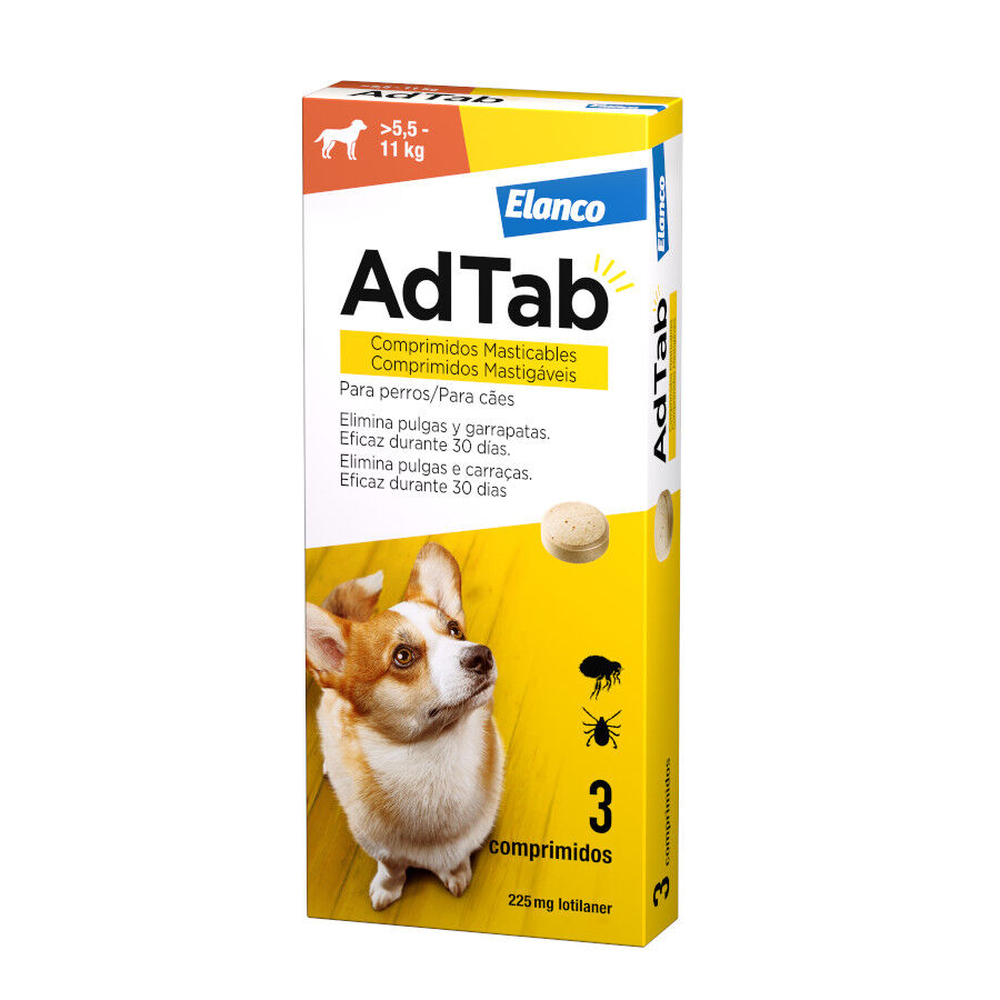 AdTab Comprimidos Masticables Antiparasitarios para perros