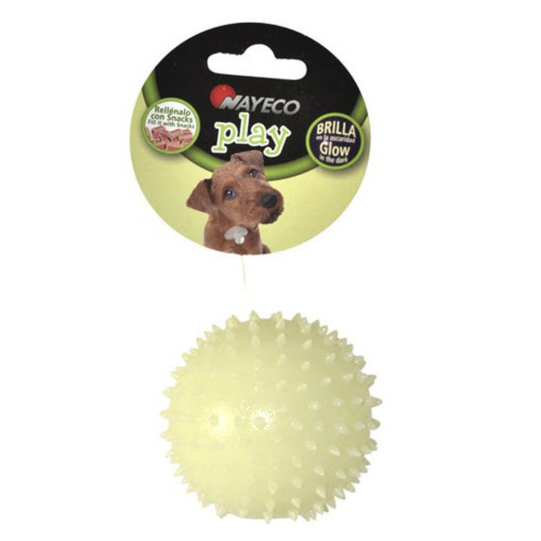 Nayeco pelota fluorescente rellenable para perro Imagen numero 1 Nayeco pelota fluorescente rellenable para perro Imagen numero 1