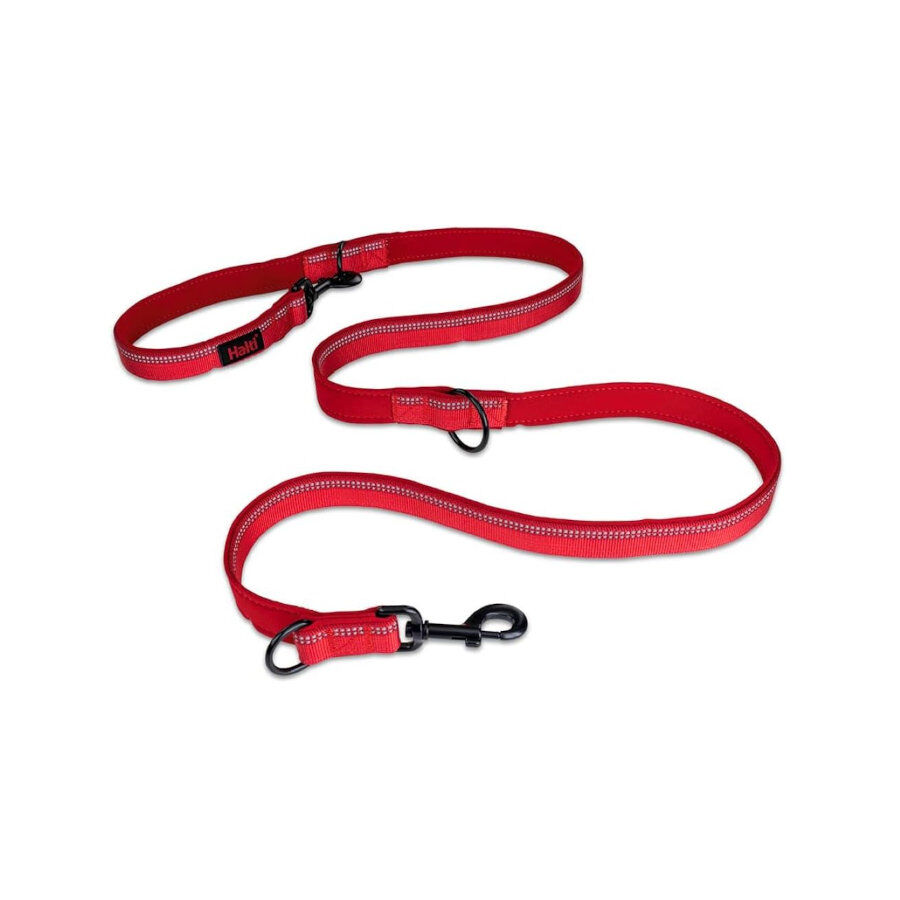 Halti correa de doble enganche roja para perros, , large Imagen numero 1