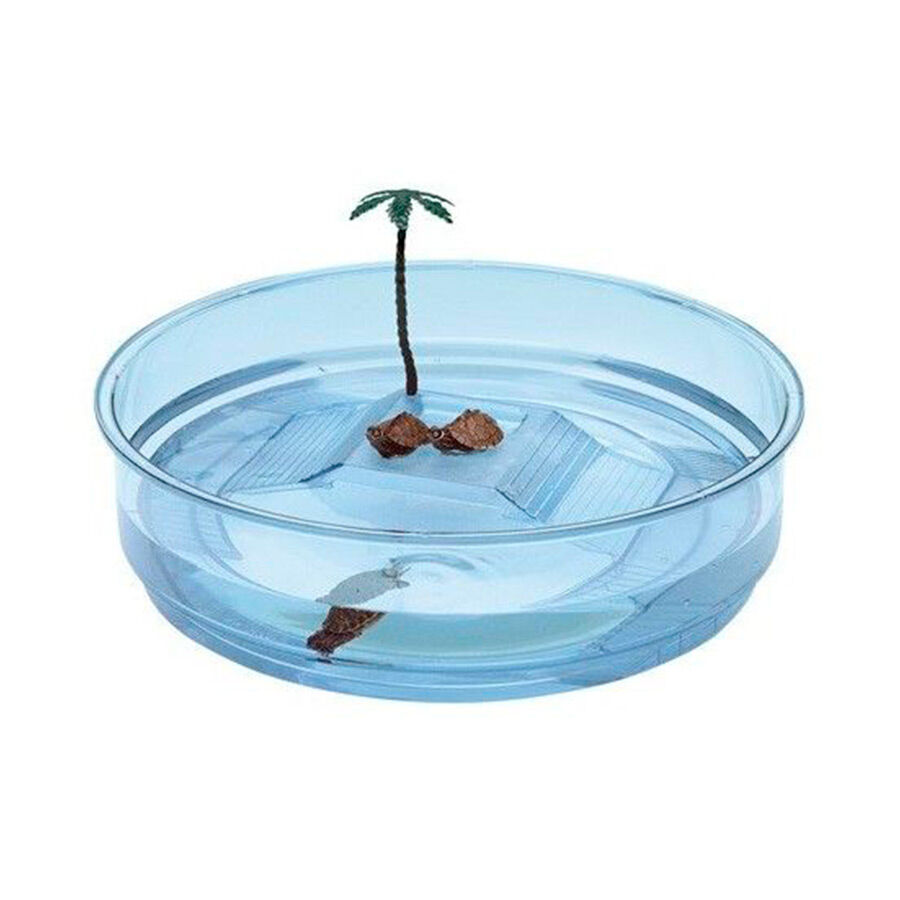 Ferplast Oassi Tortuguera de Plástico con Isla para tortugas