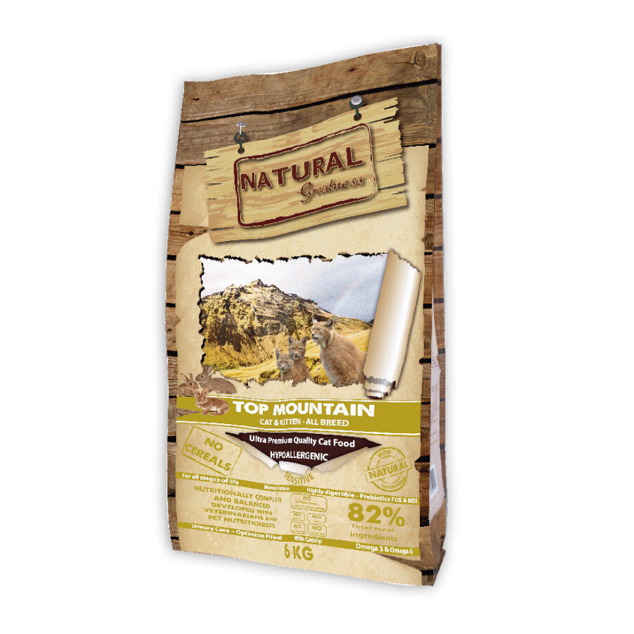 6 kg Natural Greatness Top Mountain pienso para gatos, , large Imagen numero 1