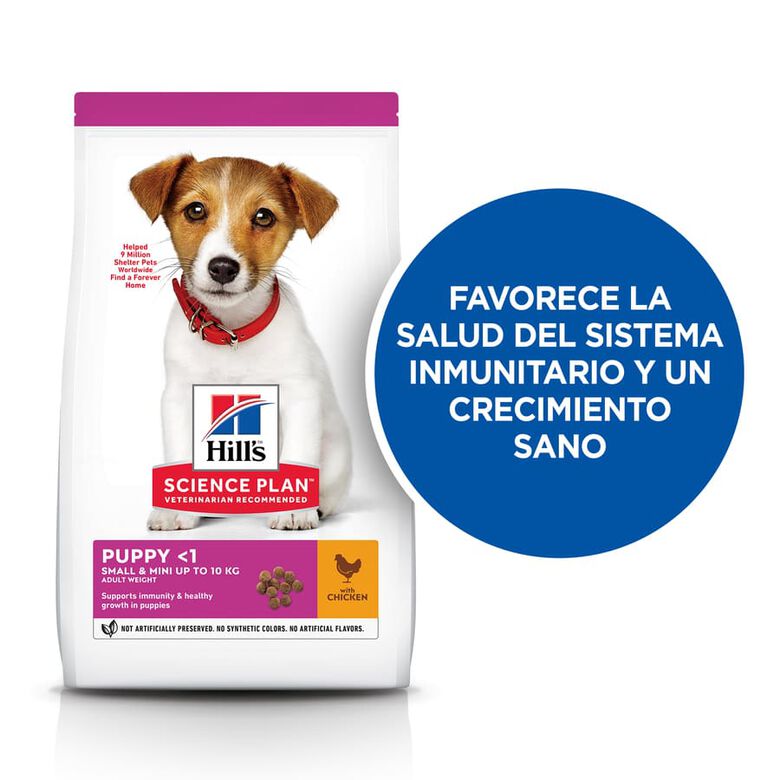 Hill&#039;s Science Plan Puppy Small y Mini Pollo Pienso para cachorros thumbnail