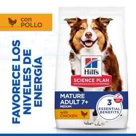 Hill's Science Plan Mature Adult Medium Pollo pienso para perros