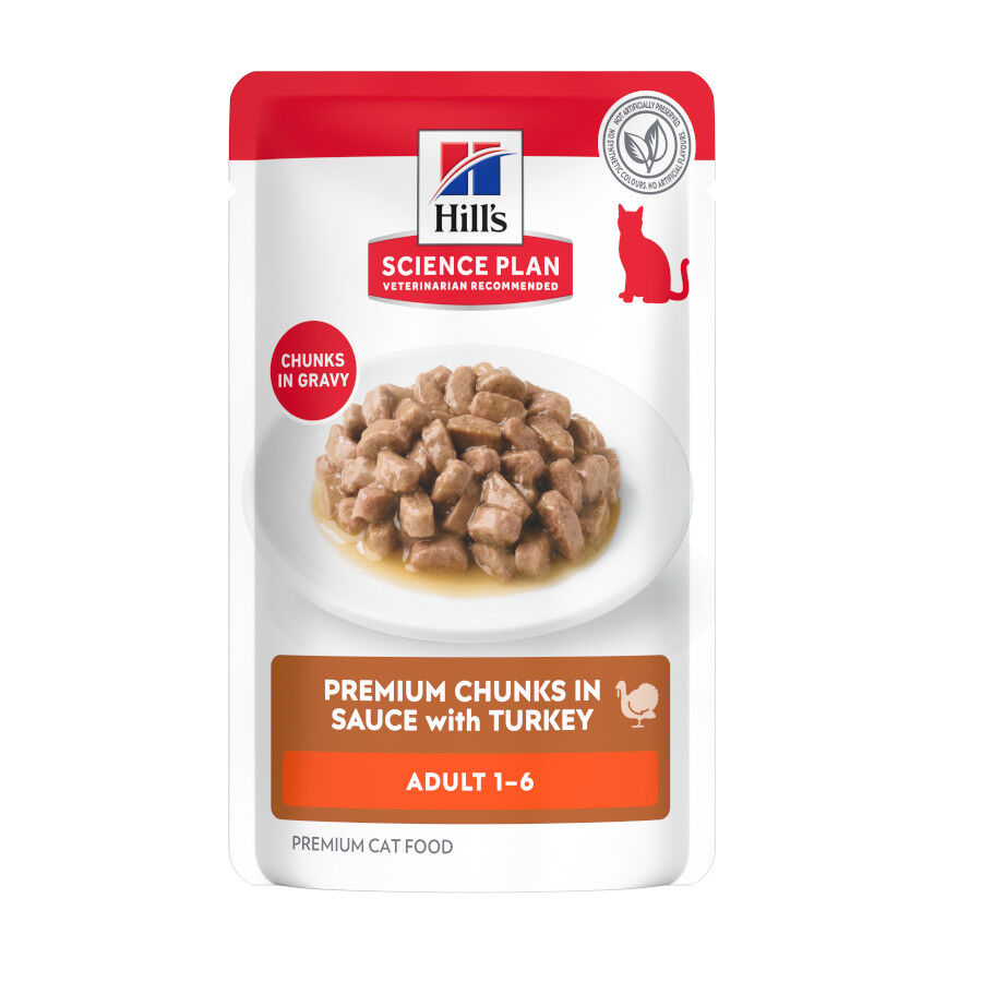 85 g Hill's Science Plan Adult Pavo sobre para gatos, , large Imagen numero 1