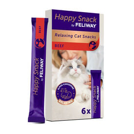 Feliway Happy Snack Ternera snack l&iacute;quido relajante para gatos