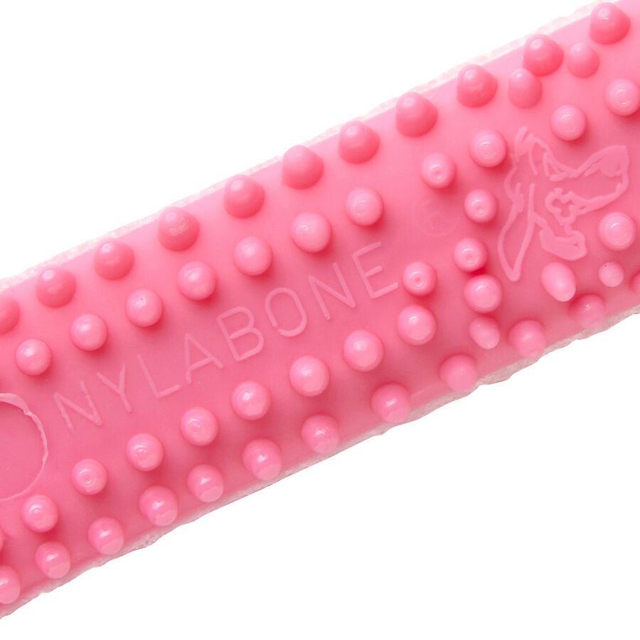 Nylabone Hueso Mordedor Dental Rosa Sabor a Pollo para cachorros, , large Imagen numero 4