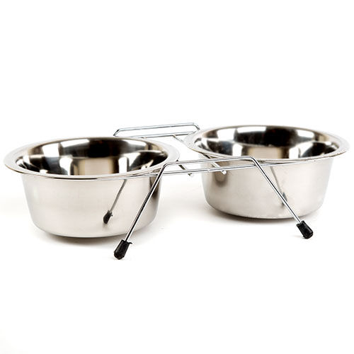 TK-Pet comedero mascota acero inoxidable base doble Imagen numero 1