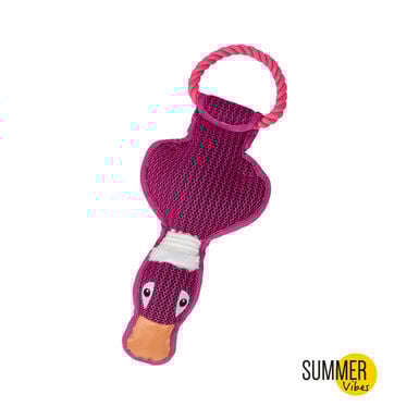 Summer Vibes Cuerda Duck Mordedor con Cuerda para perros