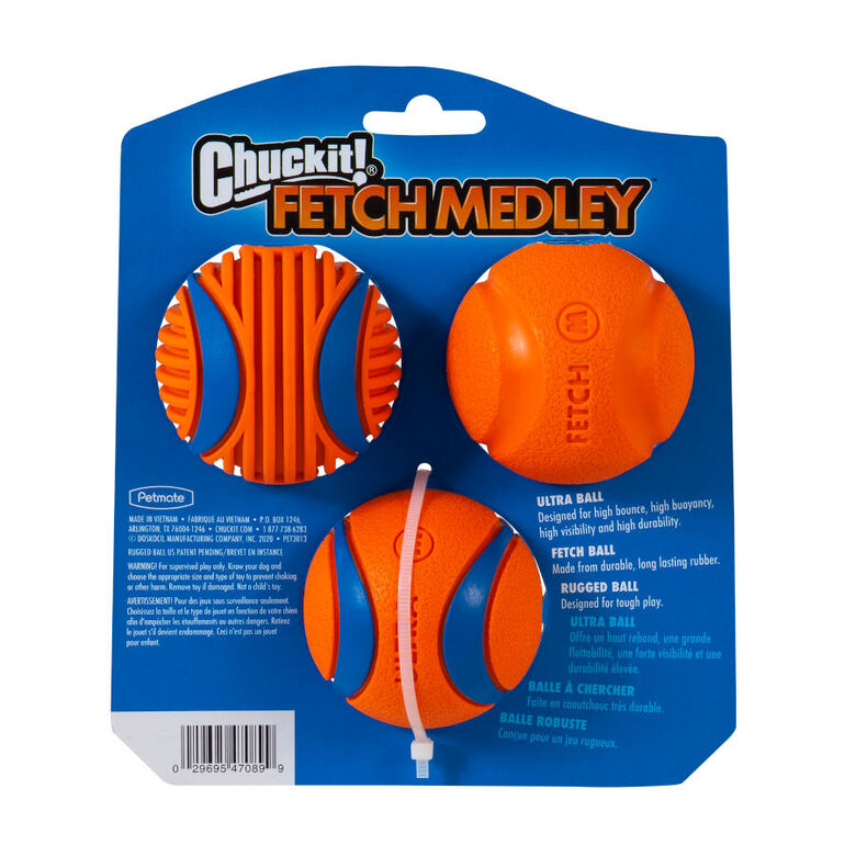 Chuckit! Fetch Medley Set de Pelotas para perros thumbnail