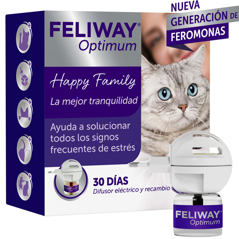 Feliway Optimum Difusor Tranquilizante para gatos, , large image number null