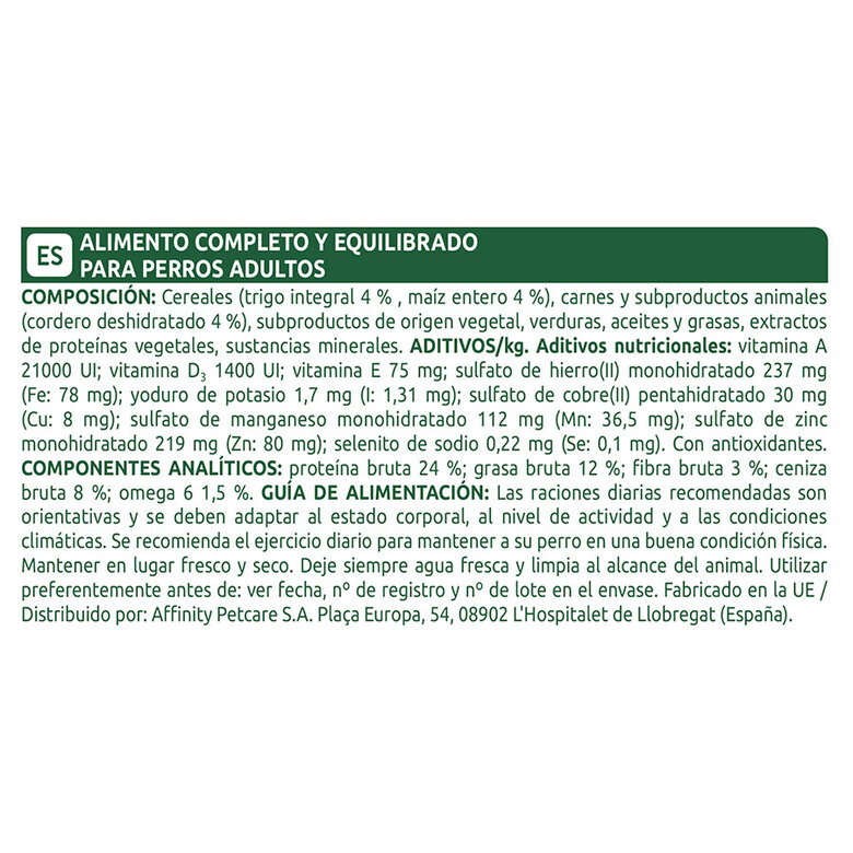 Affinity Libra Adult Cordero pienso para perros, , large image number null