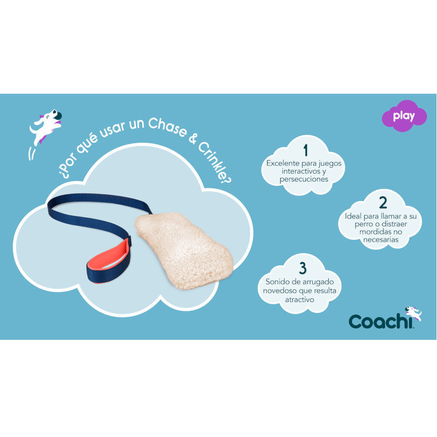 Coachi ChaseCrinkle juguete de persecusi&oacute;n para perros, , large Imagen numero 3