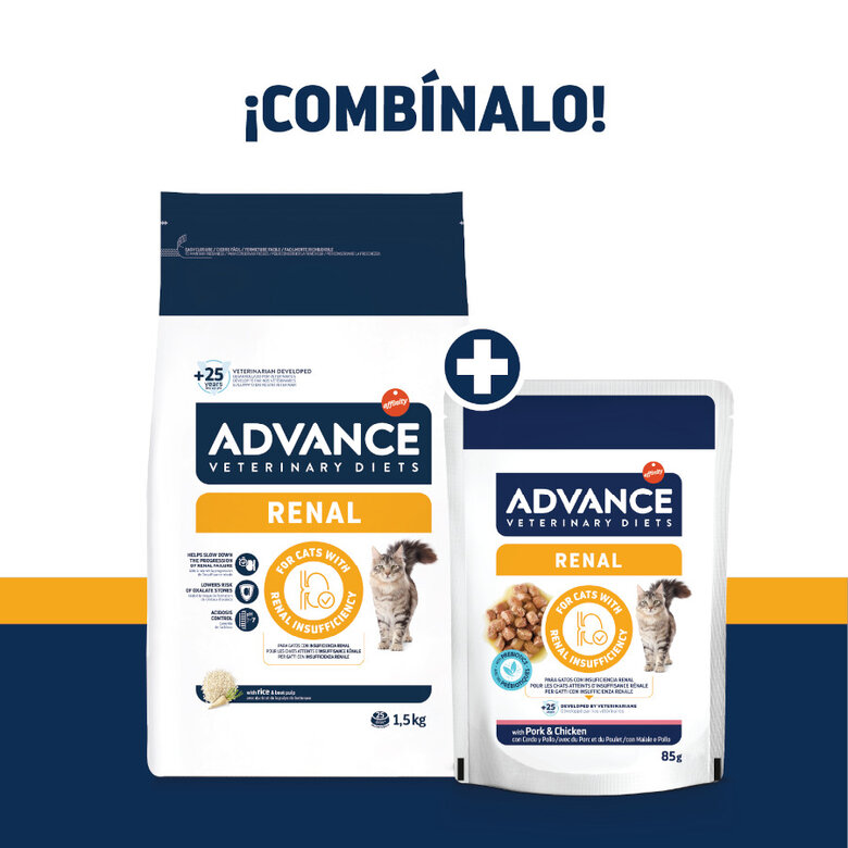 85 g Advance Renal Pollo y Cerdo sobre para gatos,  Imagen numero 4 85 g Advance Renal Pollo y Cerdo sobre para gatos, , large Imagen numero 4